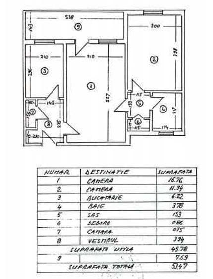 Apartament cu 2 camere, mobilat în Alexandru Obregia