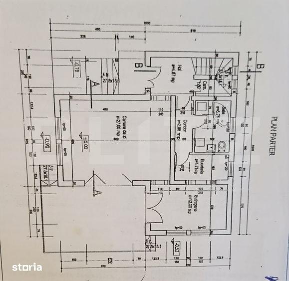 Casa 4 camere 130 mp utili - Ap. 38 mp, teren 1232 mp, zona Sancraiu d - 8