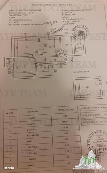 Apartament cu 3 camere semidecomandat în Gara de Nord