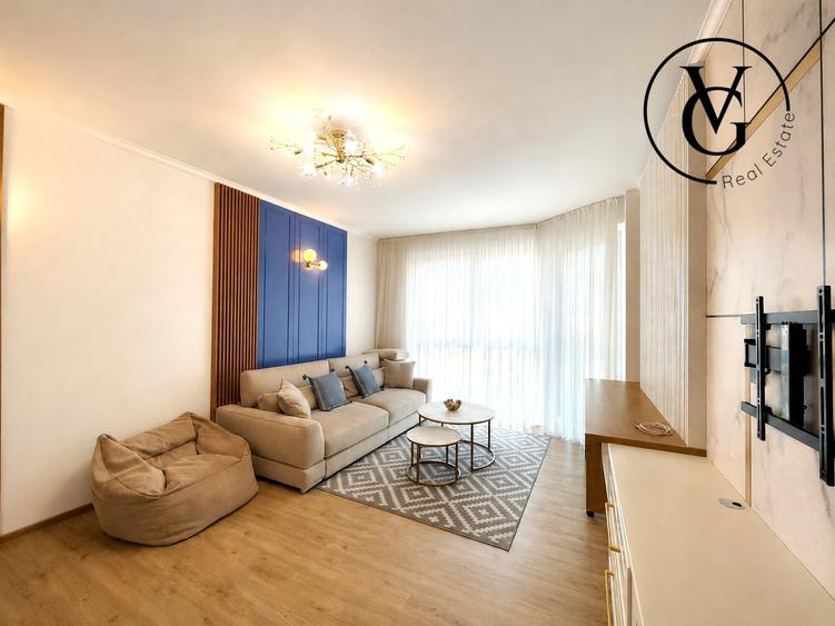 Apartament cu 2 camere semidecomandat, mobilat în Floreasca