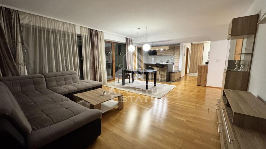 Apartament cu 3 camere semidecomandat, mobilat în Șagului