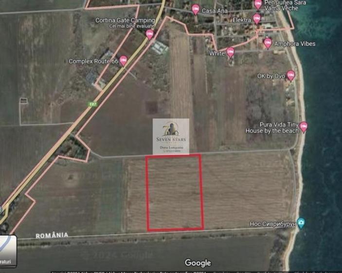 Teren intravilan 47.400 mp, Vama Veche, 200 m de Marea Neagra - 2