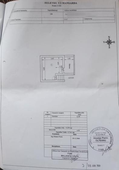 Duplex cu 5 camere cu Canalizare în Mușcel