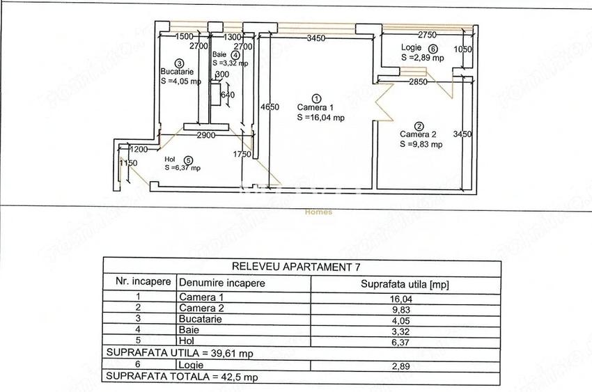 Apartament cu 2 camere semidecomandat în Girocului