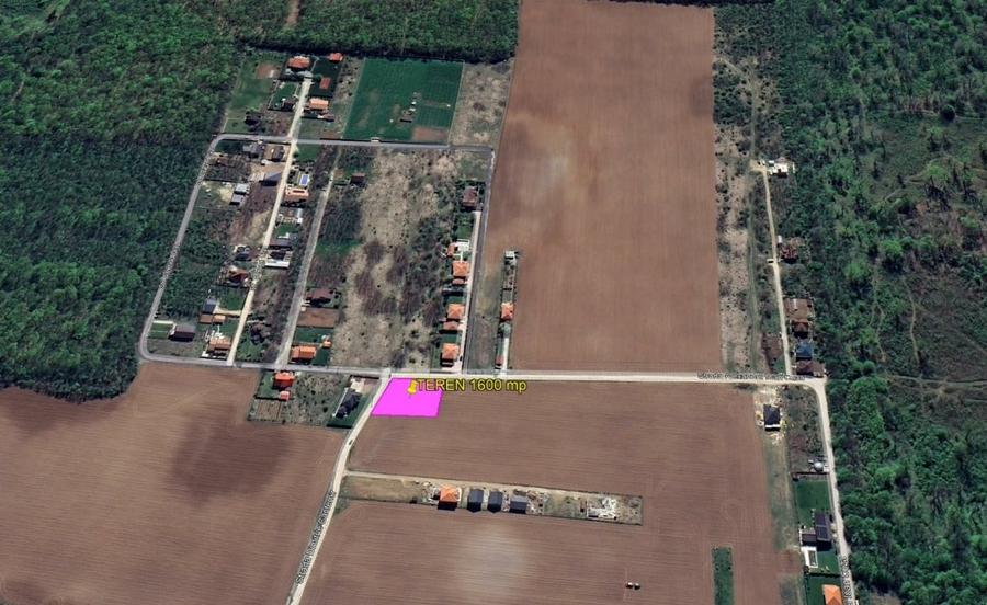 Teren de 1600 mp, în Ciofliceni