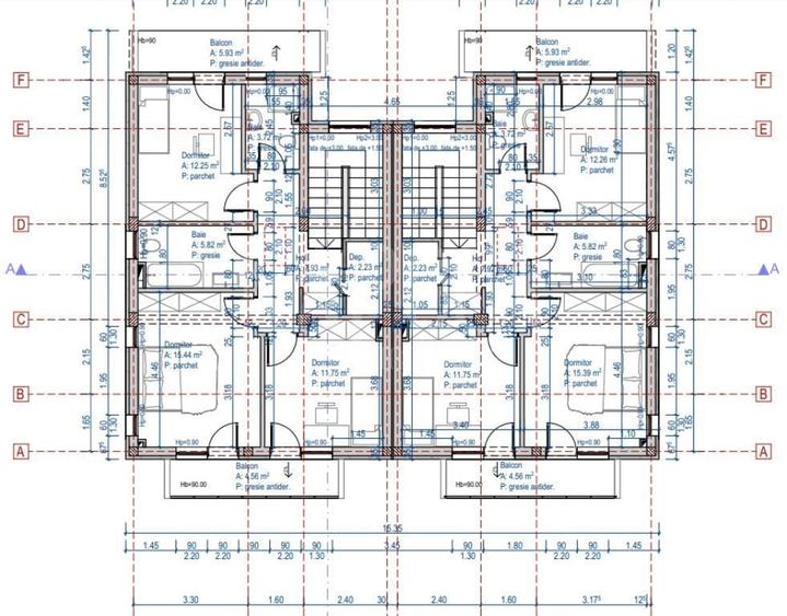 Duplex cu 5 camere cu Canalizare în Florești