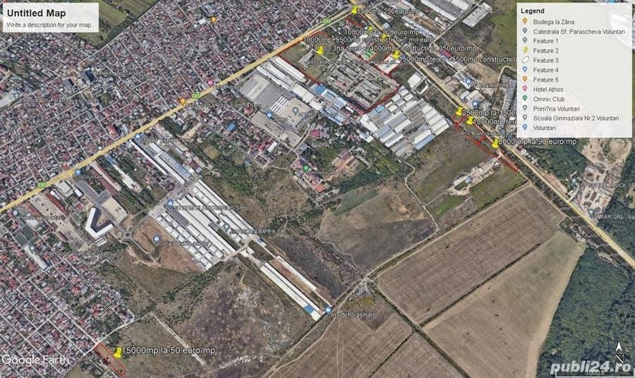 Teren de 133000 mp, în Voluntari