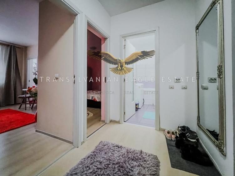 Apartament cu 2 camere semidecomandat, mobilat în Apahida