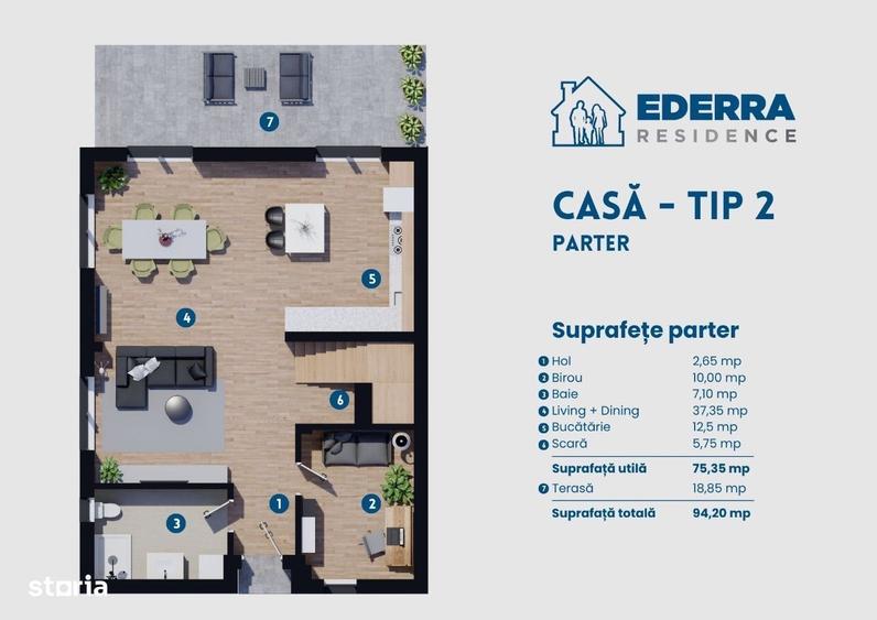 Casă cu 4 camere cu Teren 351 Mp în Fundeni