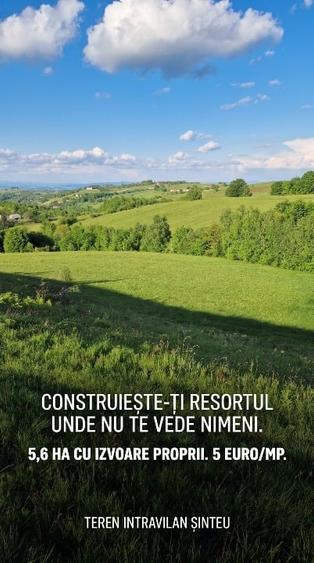 Teren Construcții intravilan de 56000 mp, în Șinteu