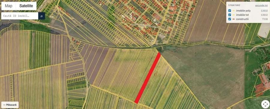 Teren Construcții intravilan de 7000 mp, în Preajba