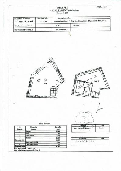 Apartament cu 2 camere decomandat în Giurgiului