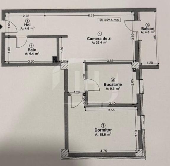 Apartament 2 camere, 60 de mp, parcare New City Tineretului - 6