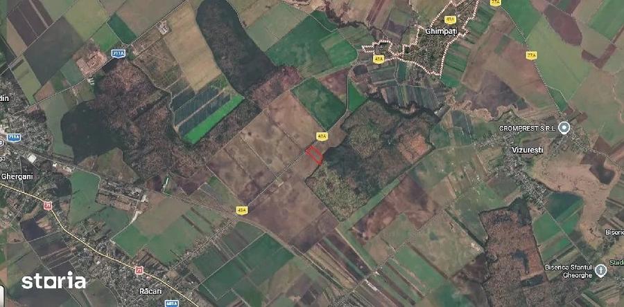 Teren de 9600 mp, în Răcari