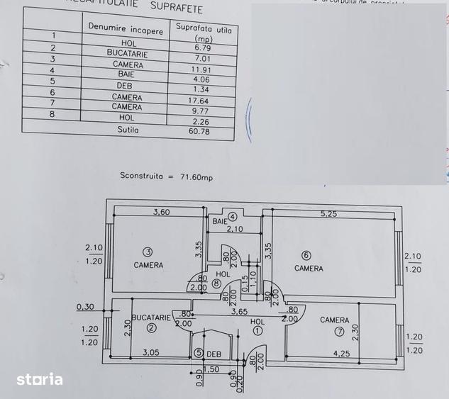 Apartament 3 camere, decomandat, parter, zona Republicii - 2