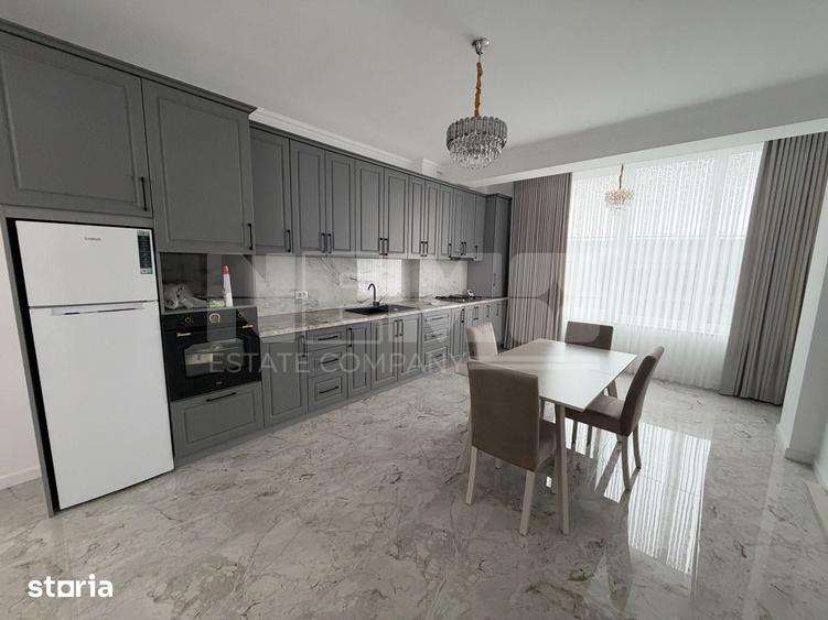 Apartament cu 3 camere semidecomandat în Central