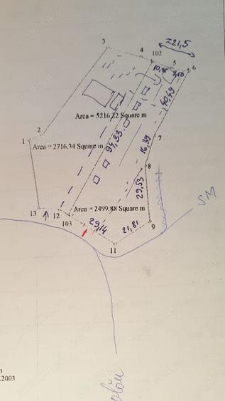 Teren de 2500 mp, în Central