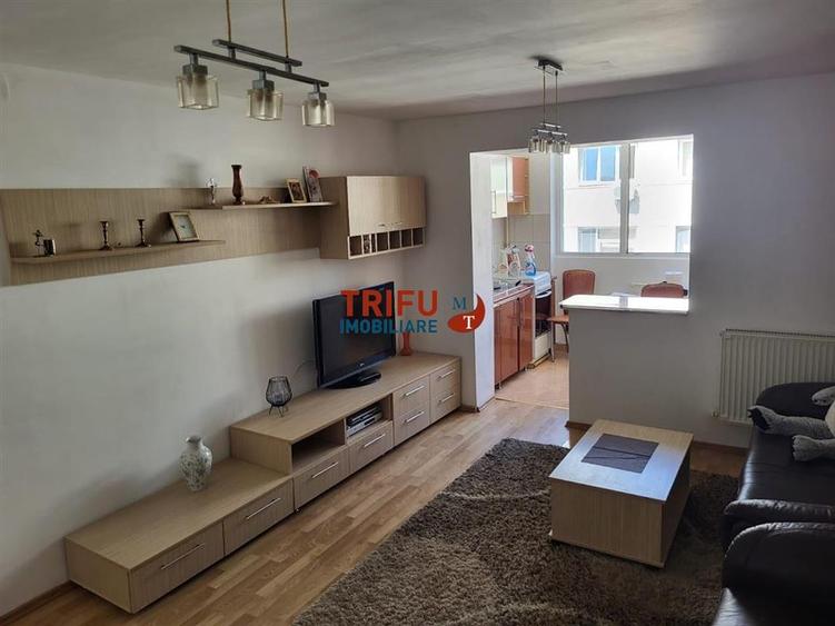 Apartament cu 3 camere semidecomandat, mobilat în Cetate