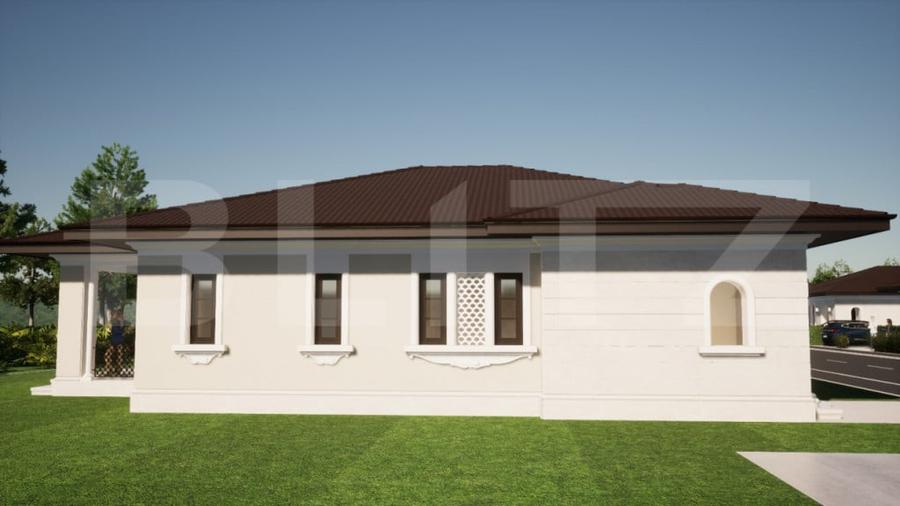 Casă cu 3 camere cu Teren 500 Mp în Central