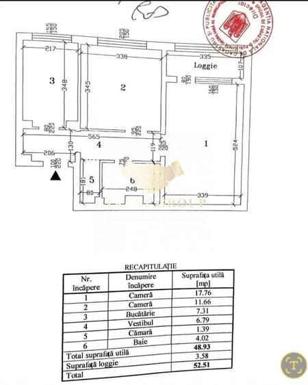 Apartament cu 2 camere decomandat în Lujerului