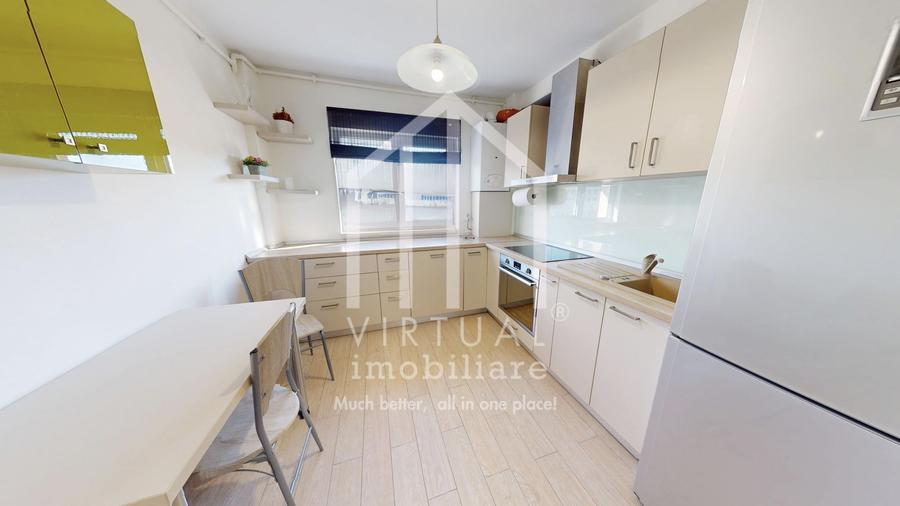 Apartament cu 3 camere decomandat, mobilat în Calea Dumbrăvii