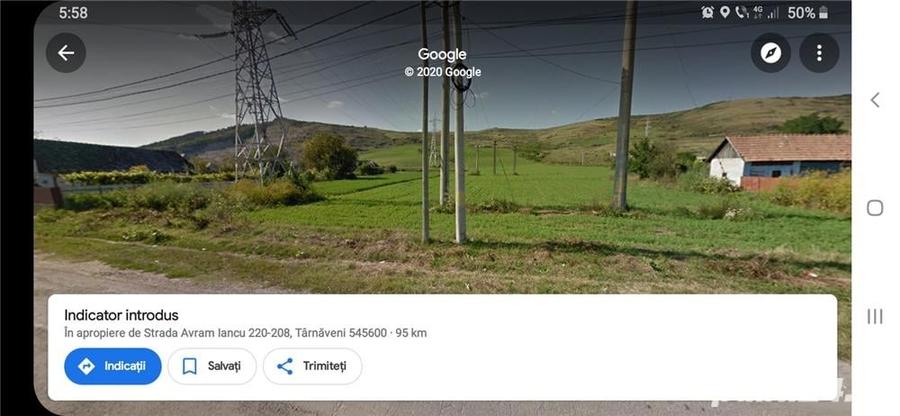 Teren de 1800 mp, în Vest