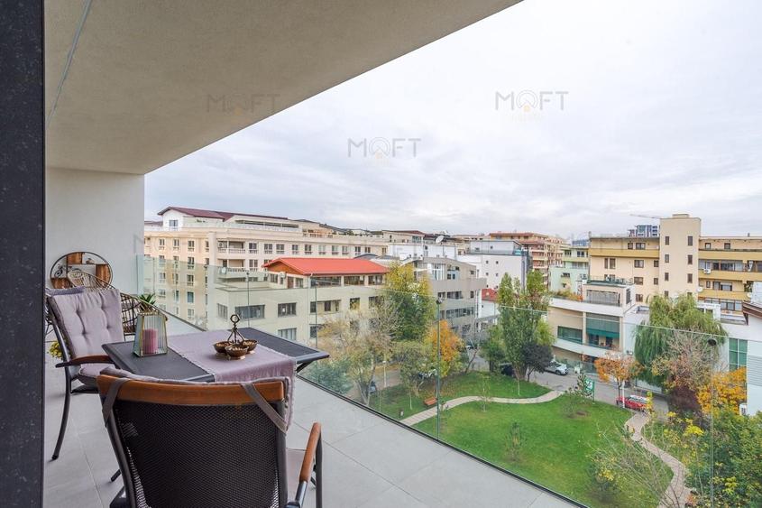 Apartament cu 2 camere semidecomandat, mobilat în Herăstrău