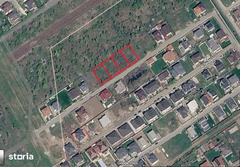Teren intravilan 453 mp Corbeanca Petresti, 112 EUR/mp - 2