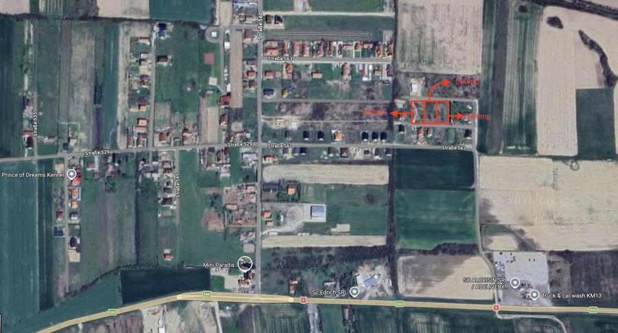 Teren Construcții intravilan de 500 mp, în Oșorhei