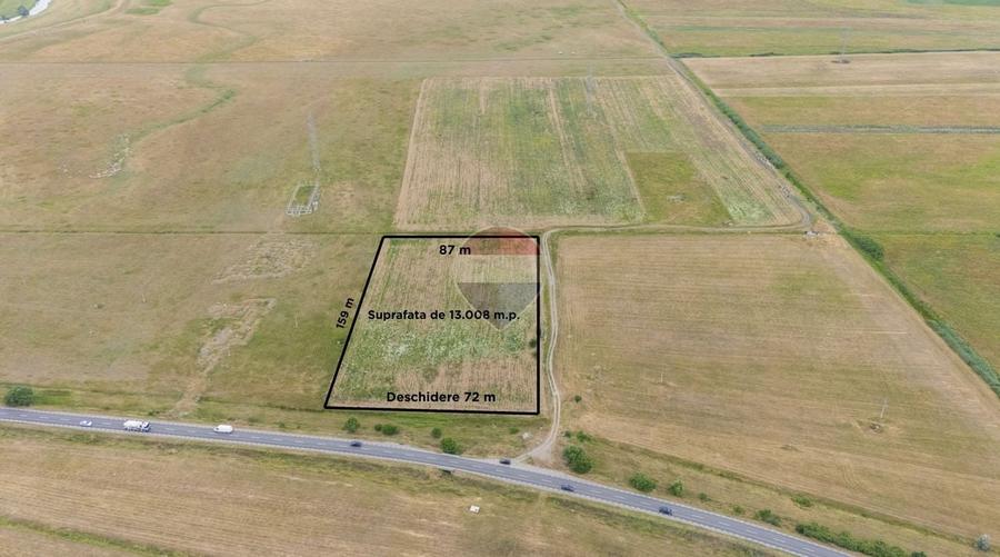 Teren agricol extravilan de 13008 mp, în Periferie