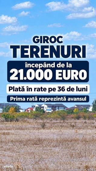 Vand teren parcelat pentru case sau blocrui | Giroc Calea Urseni - 1