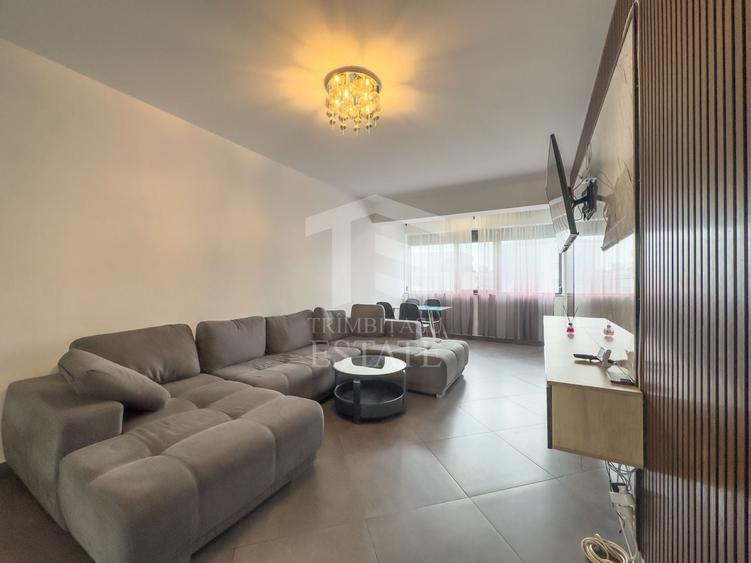 Apartament cu 2 camere decomandat, mobilat în Exterior Est