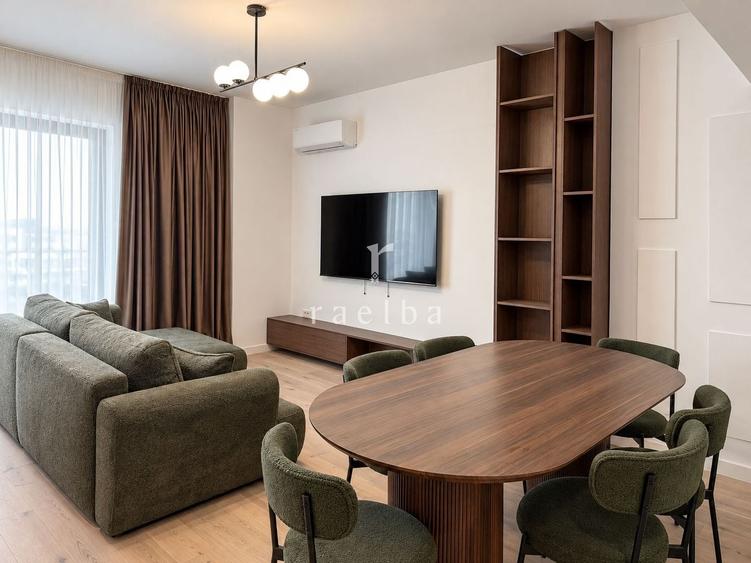 Apartament cu 3 camere decomandat, mobilat în Pipera