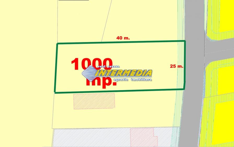 Teren intravilan de vanzare 1000 mp Alba-Micesti, utilitati - 1