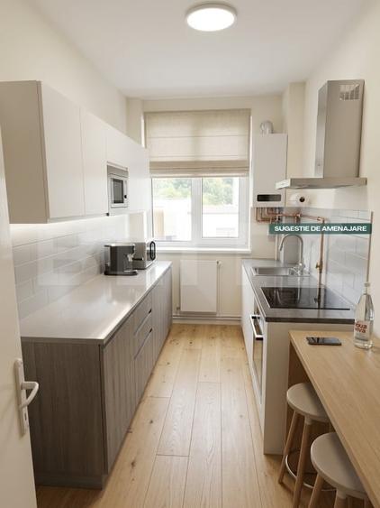Apartament 3 camere, semidecomandat, localizat central - 9