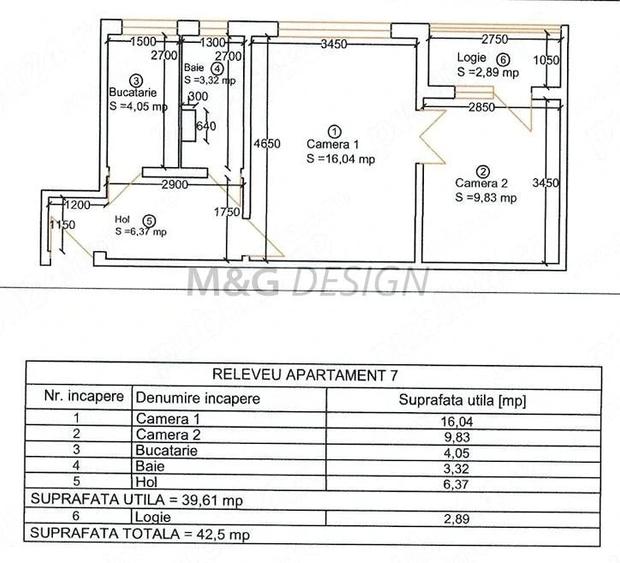 Apartament cu 2 camere semidecomandat în Girocului