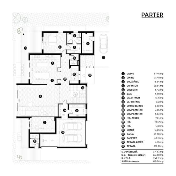 Casă cu 6 camere cu Teren 2796 Mp în Gruiu