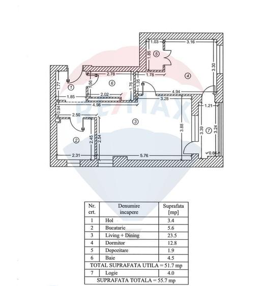 Apartament cu 2 camere în Chitila