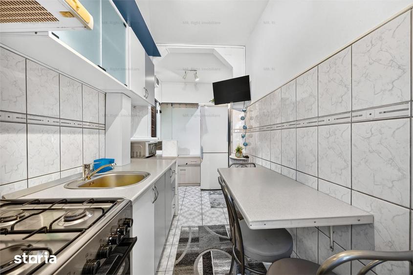Apartament cu 2 camere semidecomandat în Nord