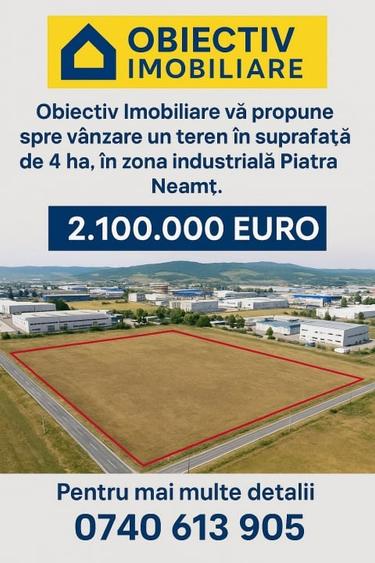 Teren intravilan de 40000 mp, în Nord-Est