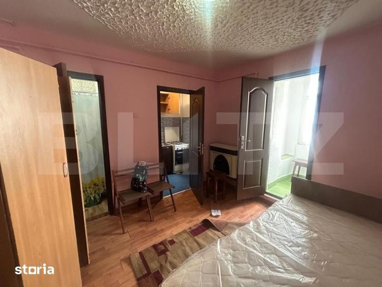 Garsoniera, etaj 2, 25 mp, toate utilitatile, zona Micro 6 - 8