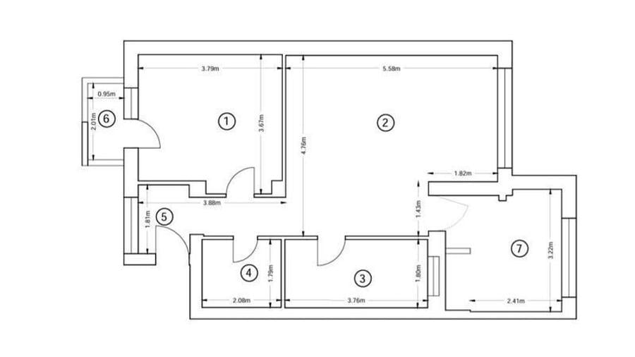 Apartament cu 3 camere, mobilat în Giulești