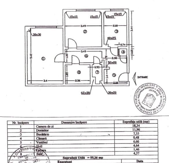 Apartament cu 2 camere decomandat în Barbu Văcărescu