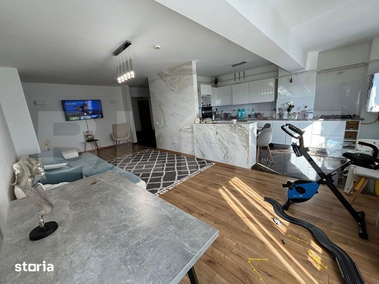 Apartament cu 3 camere, mobilat în Valea Lupului