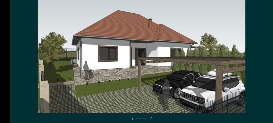 Casă individuală cu 4 camere cu Teren 500 Mp în Băbuțiu