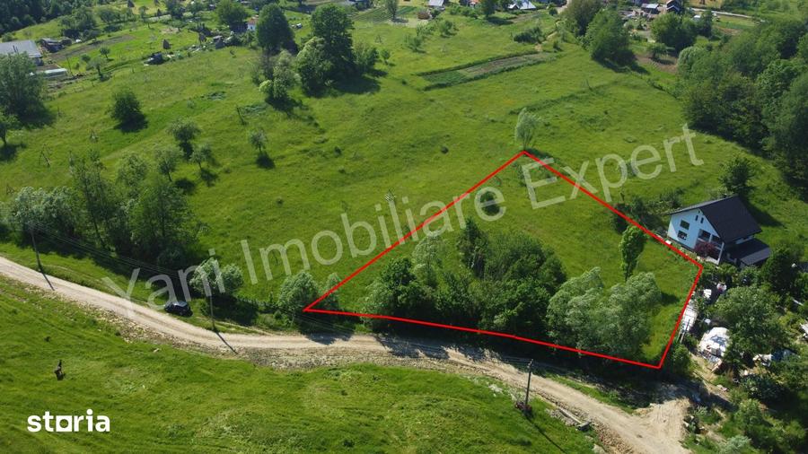 Teren de 2400 mp, în Valea Danului
