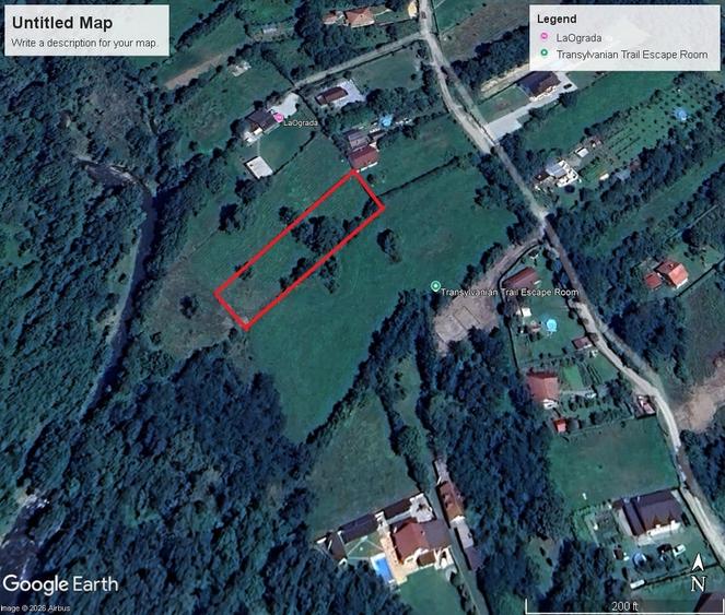 Teren extravilan de 1050 mp, în Avrig