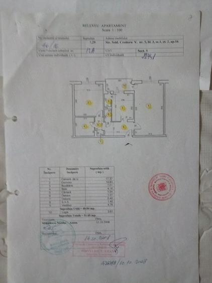 Apartament cu 2 camere decomandat în Rahova