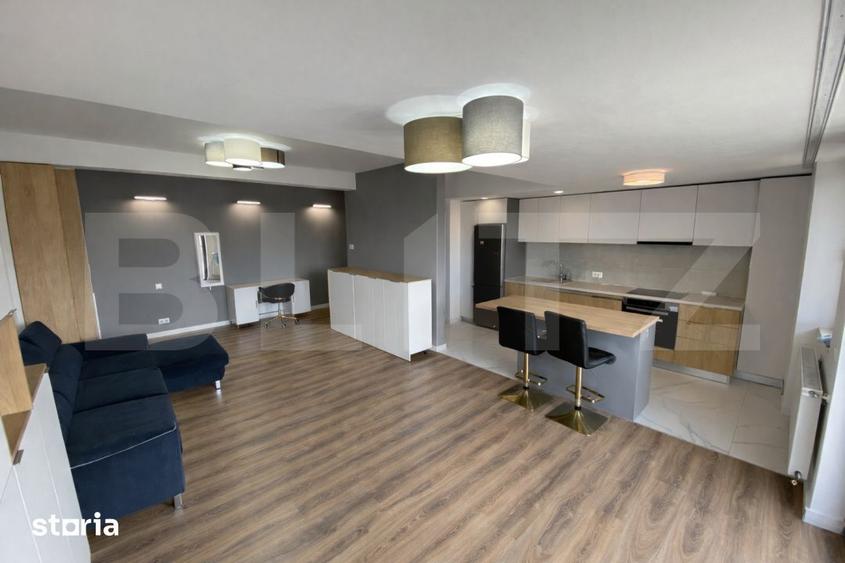 Apartament cu 2 camere, mobilat în Gruia