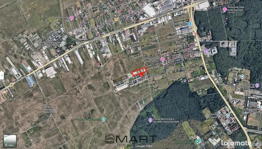 Teren intravilan cu PUZ 1Ha zona Padurea Baneasa - 1